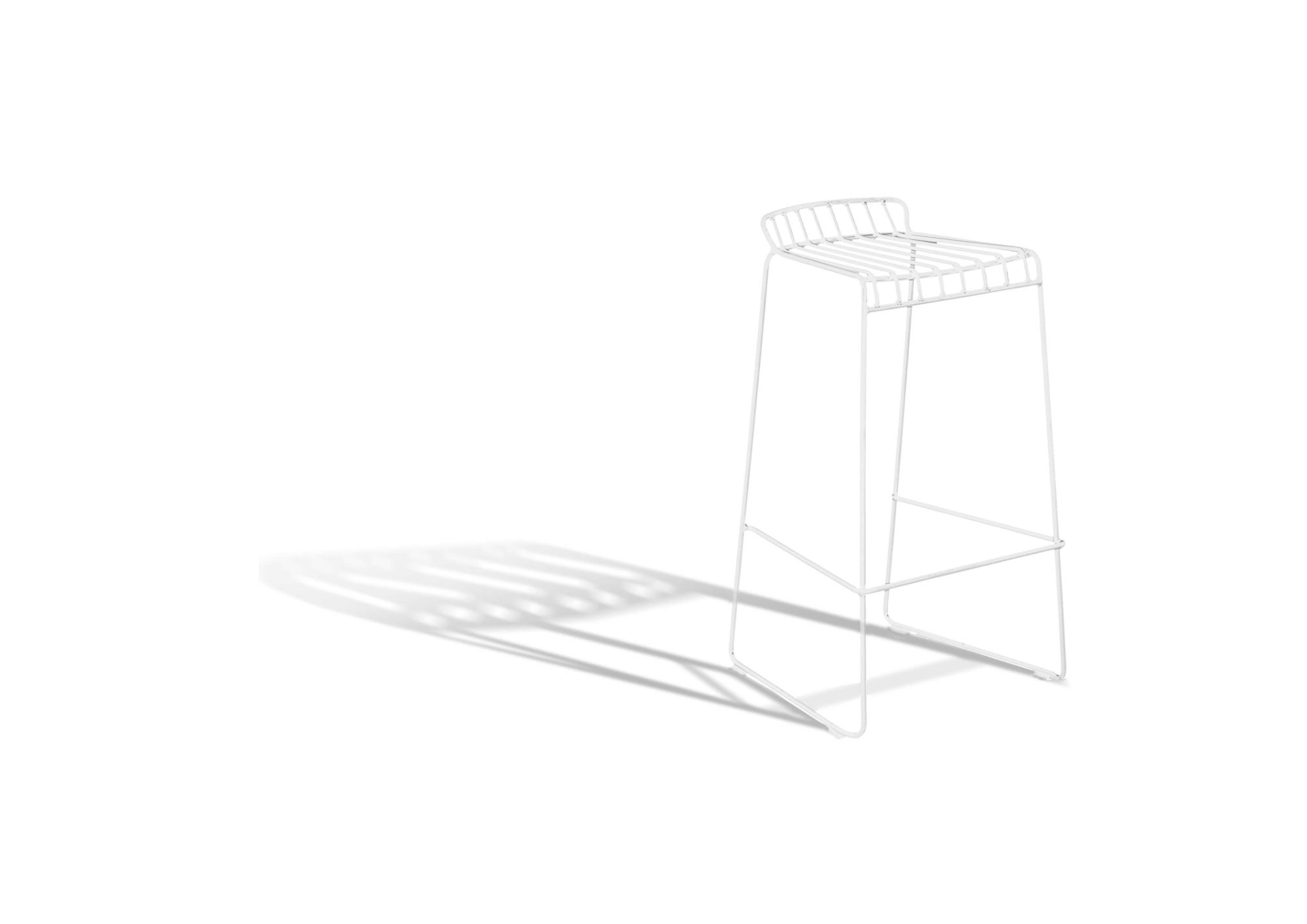 Resö bar chair high – White