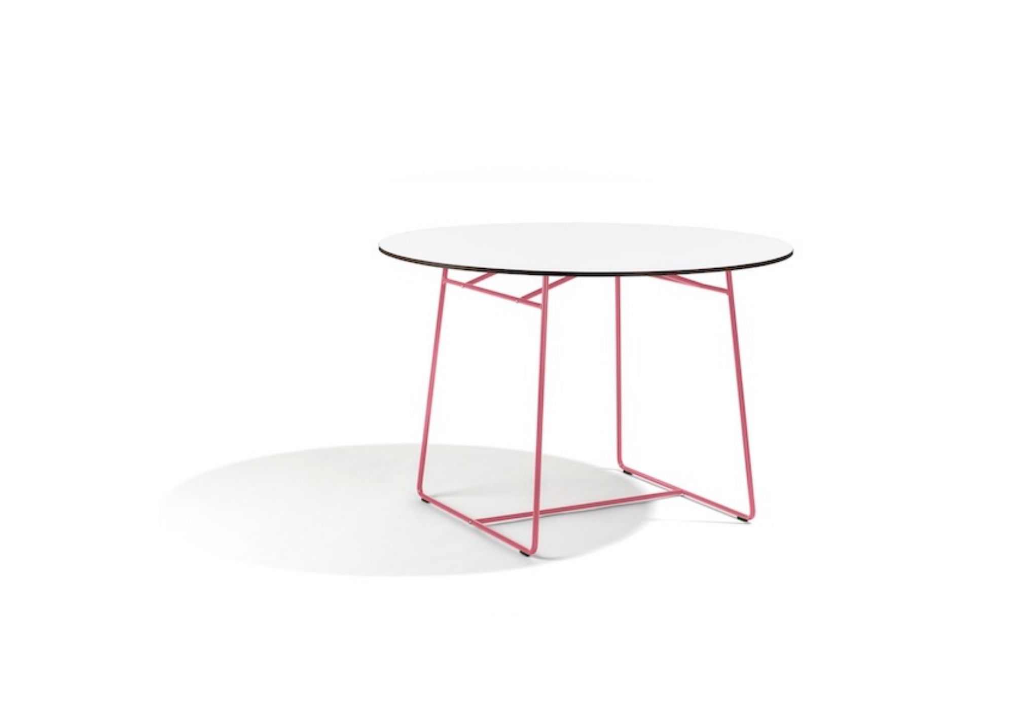 Resö dining table 100cm – Pink